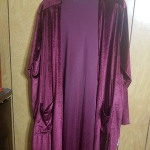 Xl lularoe sarah velvet